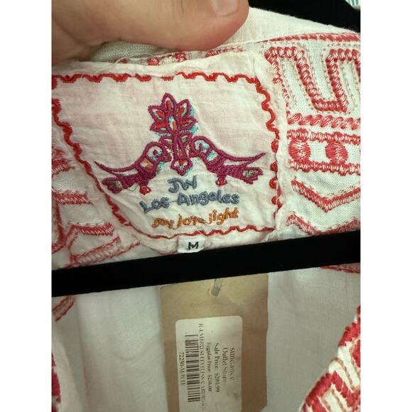 NWT Johnny Was JWLA DAHLLA SLIM LINEN VEST Sz. M - Picture 5 of 8